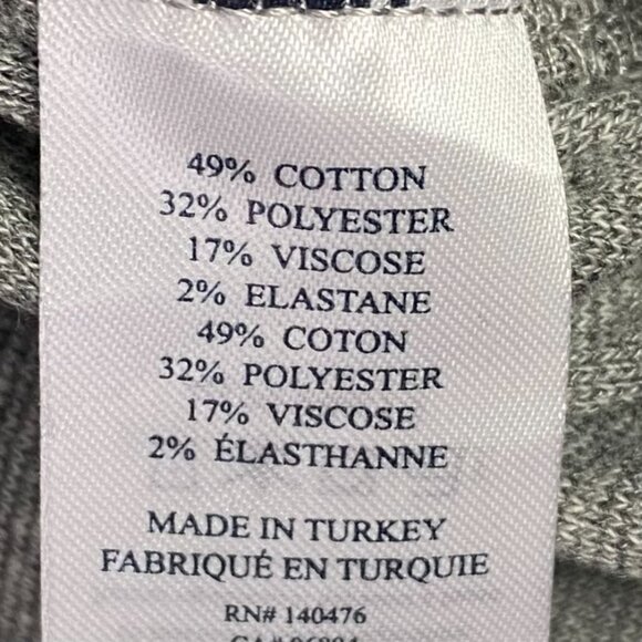 Faherty 1/4 Zip Pullover Sweater Men's XXL Gray Heather Legend Twill Stretch 2XL - Picture 12 of 13